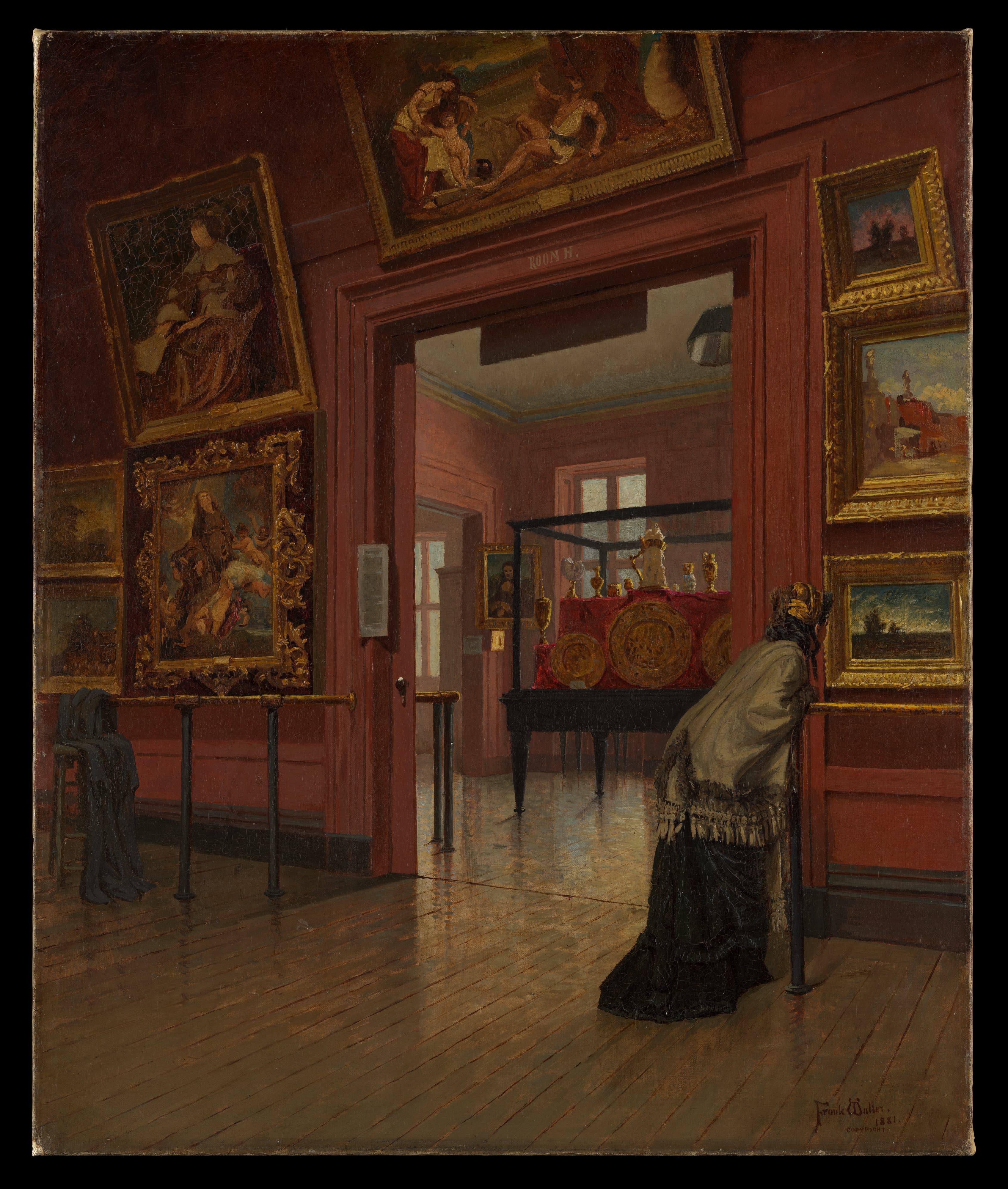 Frank Waller — Interior View of the Metropolitan Museum of Art when in Fourteenth Street