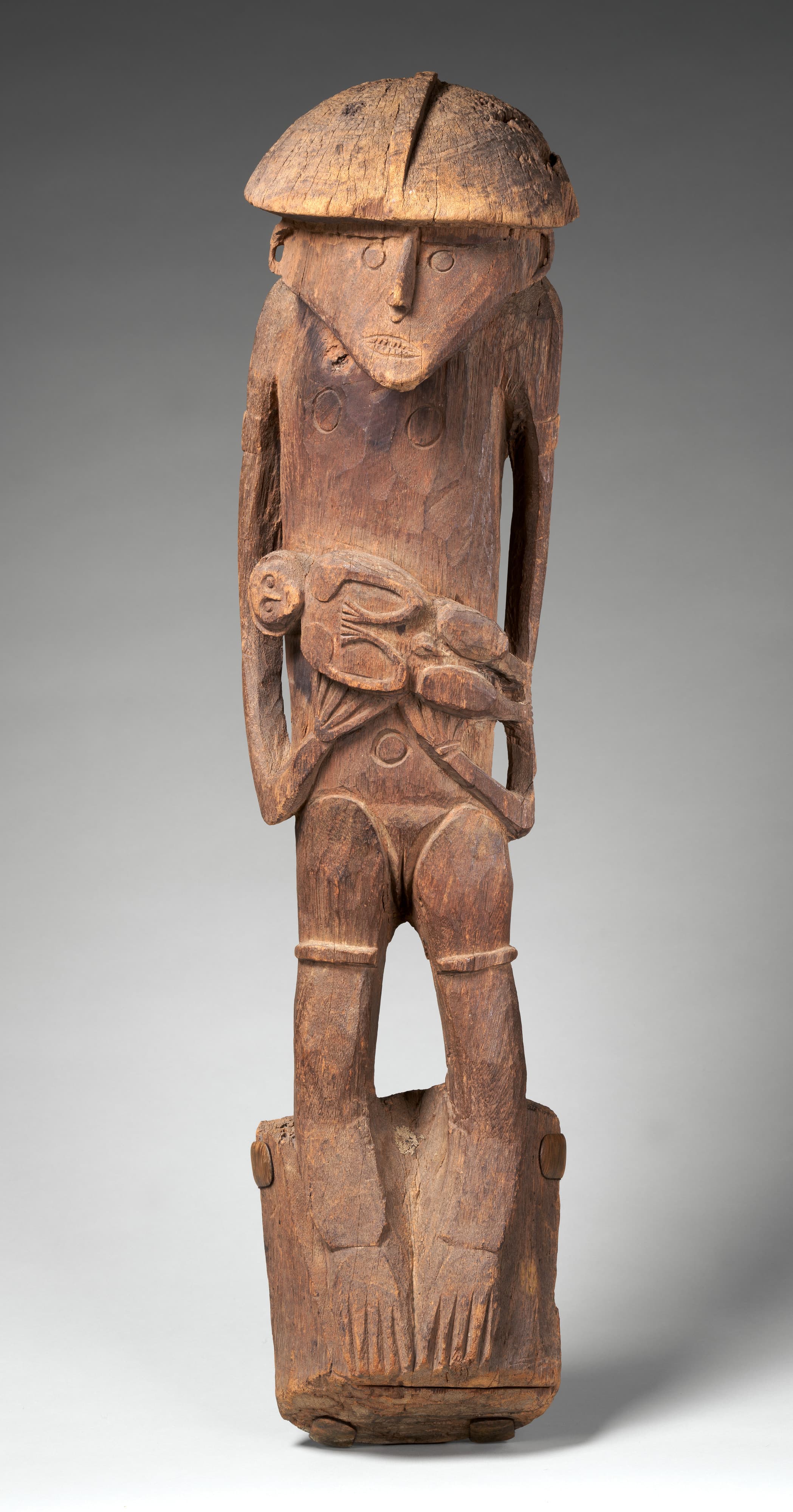 Lake Sentani artist — House post figure