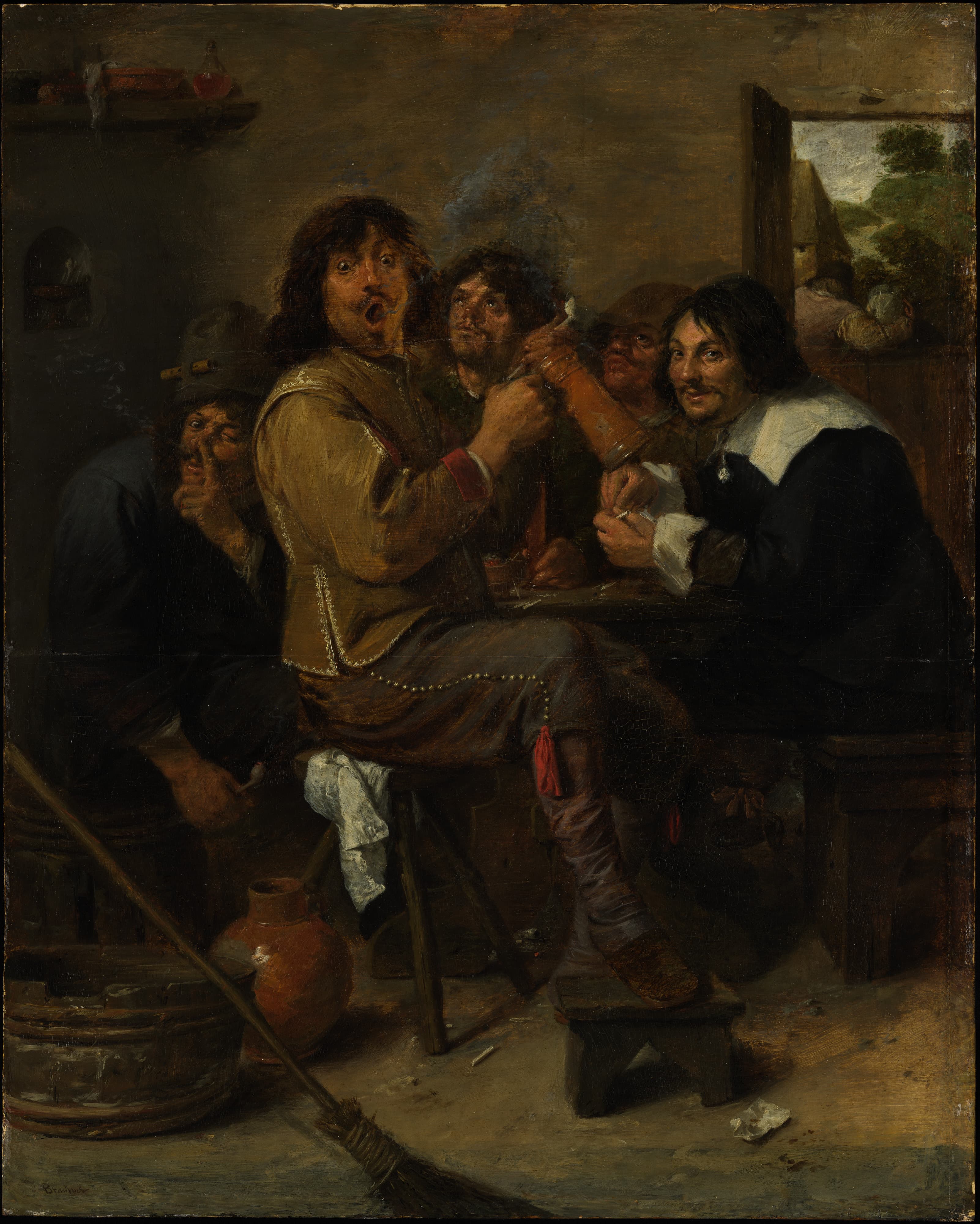 Adriaen Brouwer — The Smokers