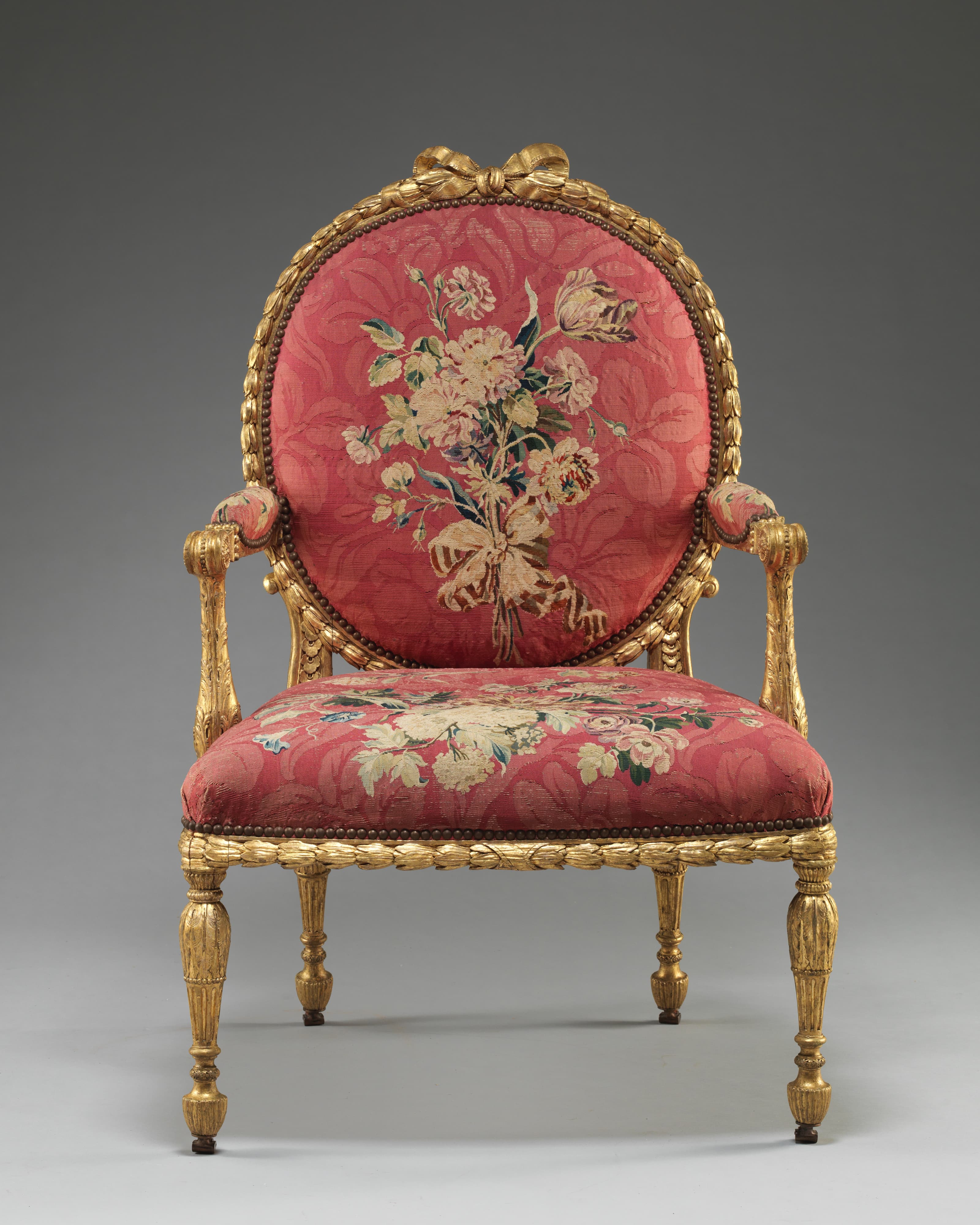 John Mayhew — Armchair (one of a set of six)