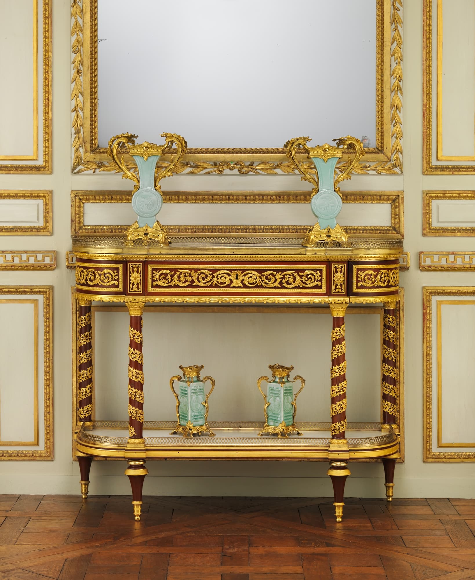 Jean Henri Riesener — Side table (commode servante or commode desserte)
