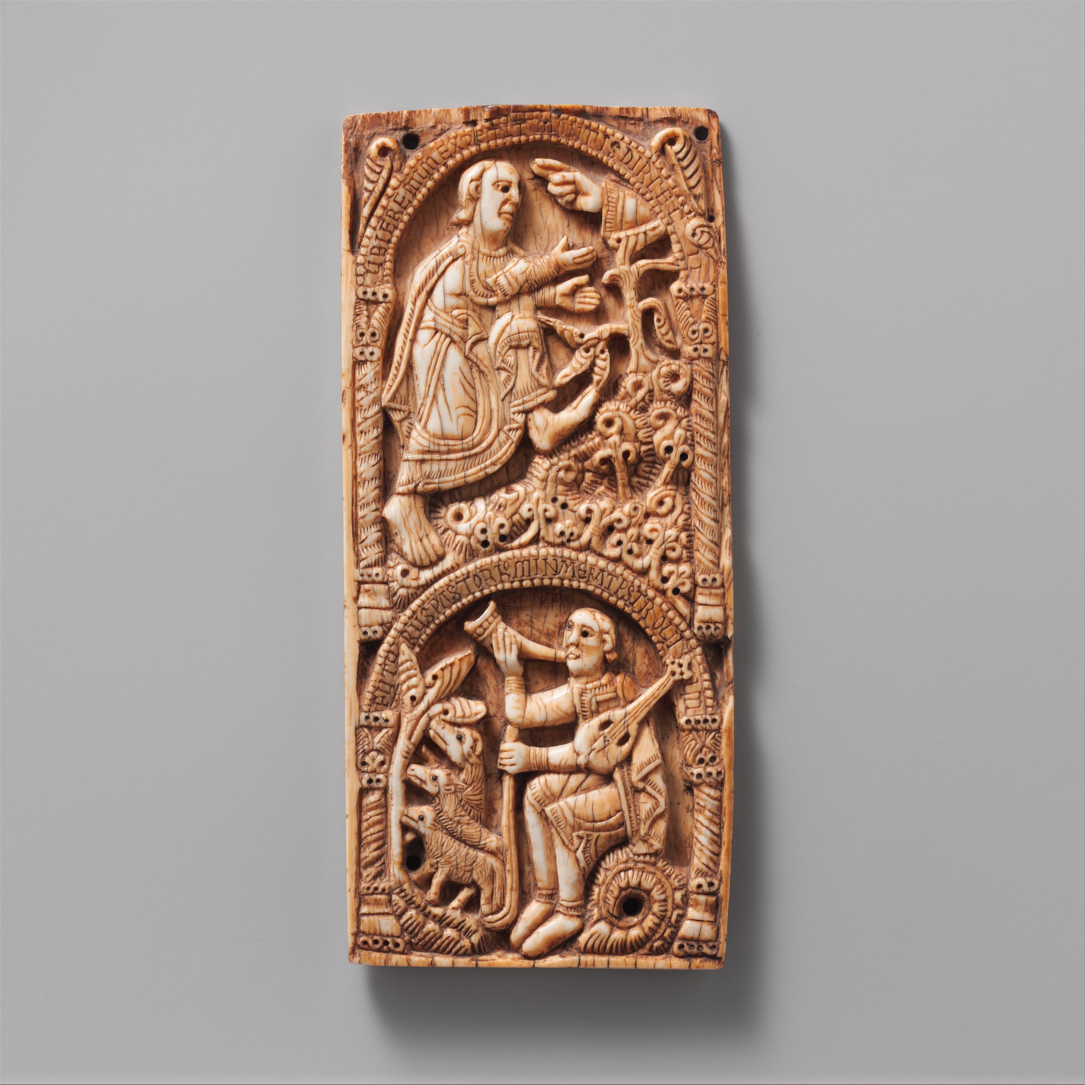Master Engelram and his son Redolfo — Panel with San Millán