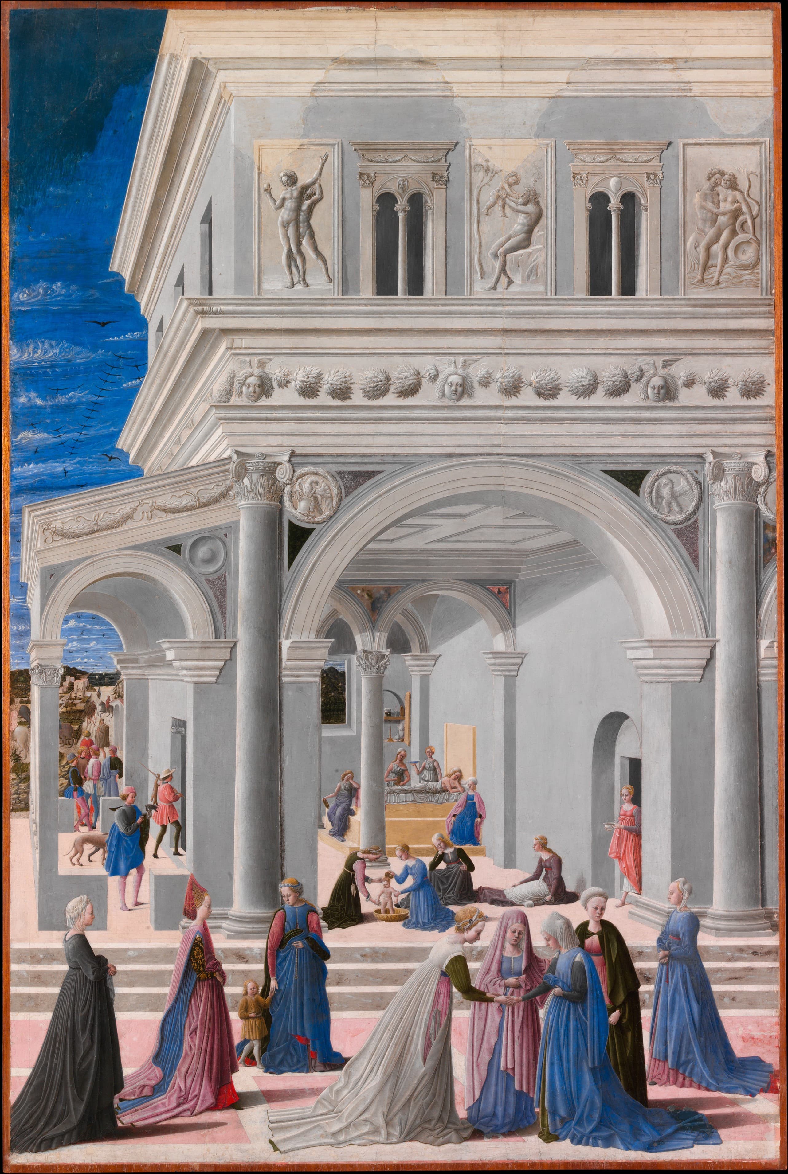 Fra Carnevale (Bartolomeo di Giovanni Corradini) — The Birth of the Virgin